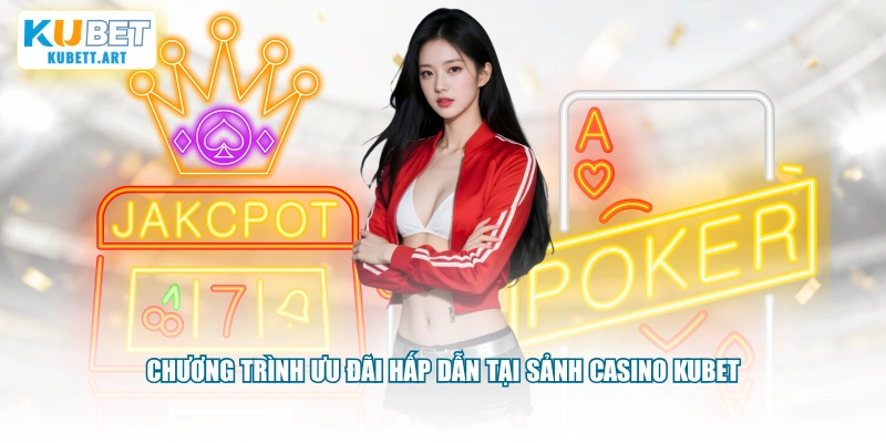 Chương trình ưu đãi hấp dẫn tại sảnh casino KUBET
