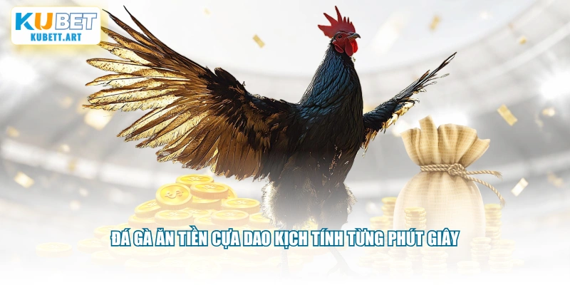 Đá gà ăn tiền cựa dao kịch tính từng phút giây