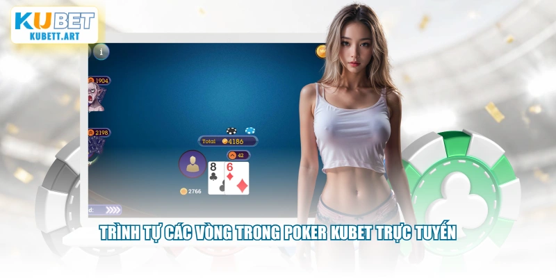 Trình tự các vòng trong Poker KUBET trực tuyến